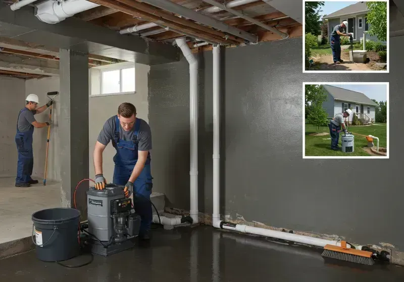 Basement Waterproofing and Flood Prevention process in Crystal Lake, IL